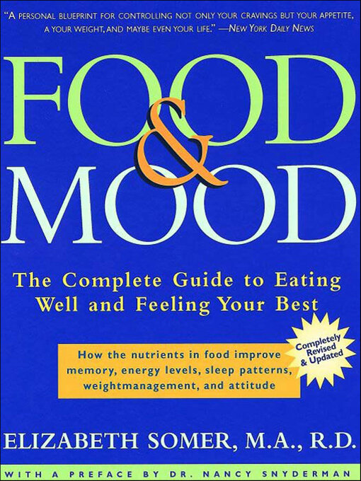 Title details for Food & Mood by Elizabeth Somer - Available